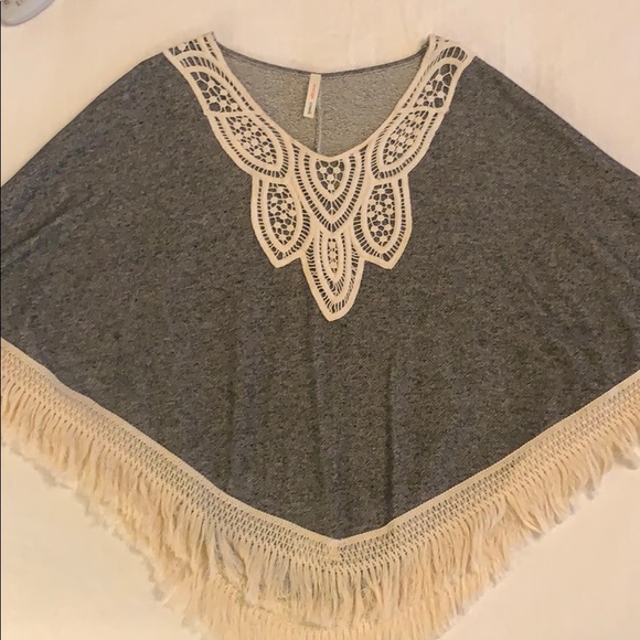 orange creek Tops - Women’s Poncho Style top